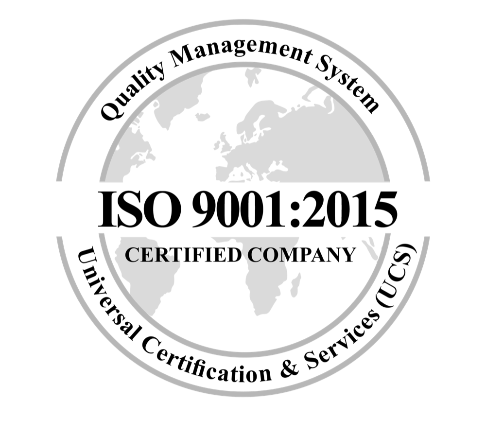 ISO 9001:2015 Quality Management System certification mark